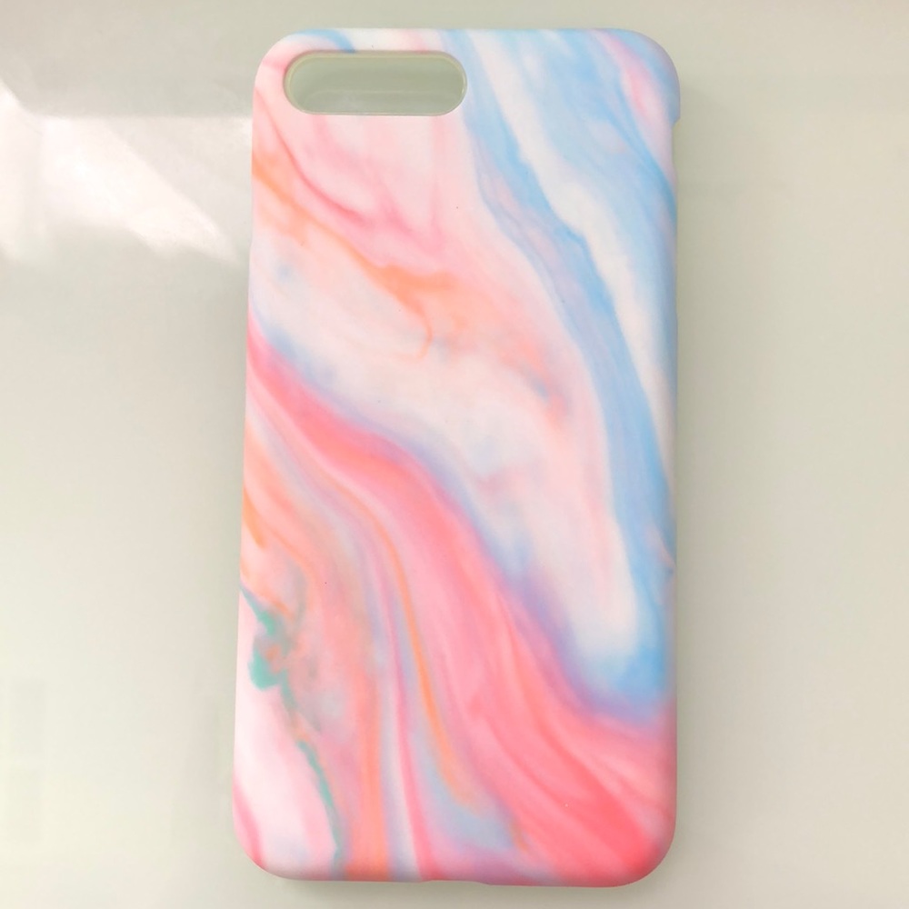8Plus/7Plus/6Plus Pastel Pink Soft Silicone Cover